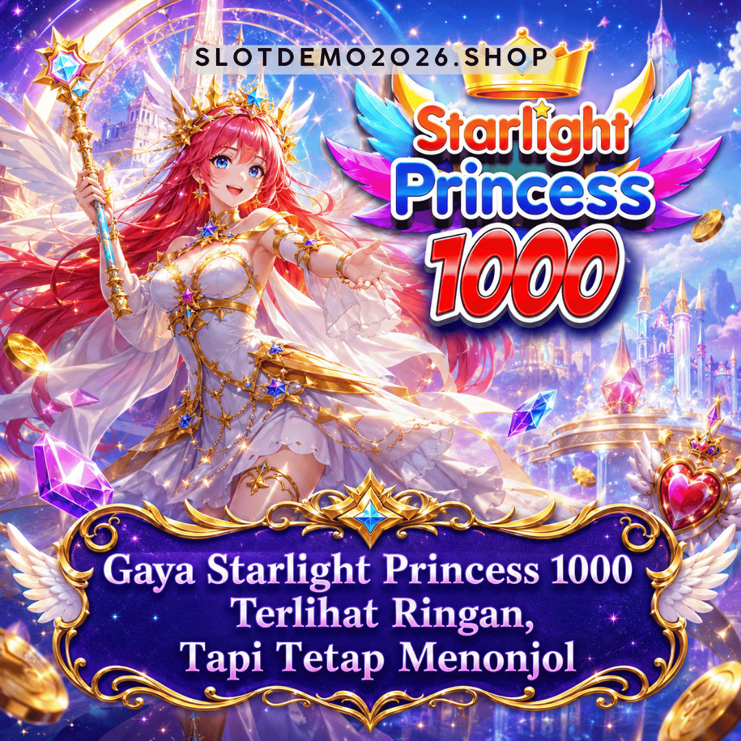 ciri khas Starlight Princess 1000
